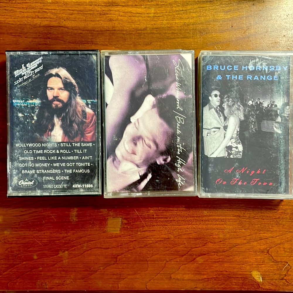 3 awesome cassette tapes